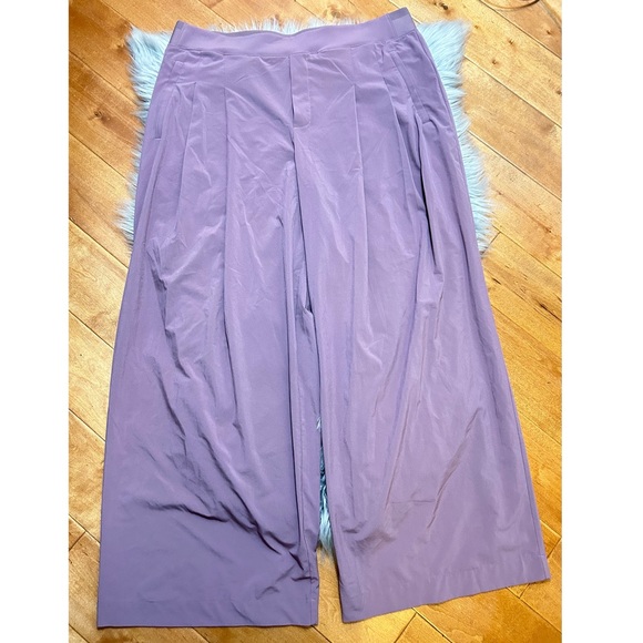 Athleta Brooklyn Heights Wide Leg Pant  Size 10 Damask Mauve Size 16 - Picture 5 of 7